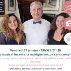 Concert Chant Lyrique - Trio musical Incanto